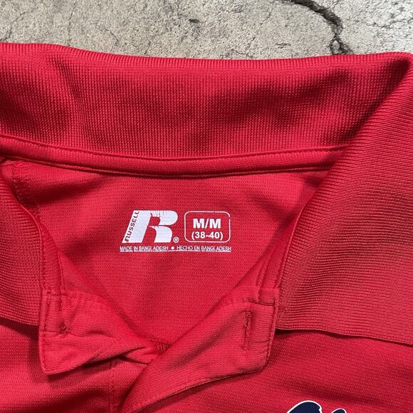 Russell OLE MISS Polo Shirt, Men's Medium - Picture 6 of 6
